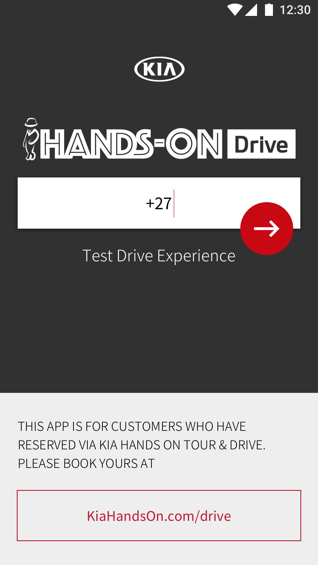Kia Hands-On Drive