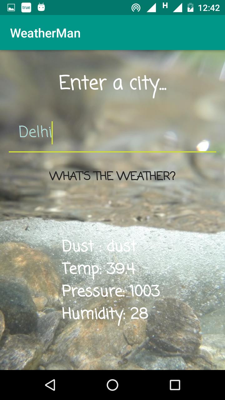 WeatherMan