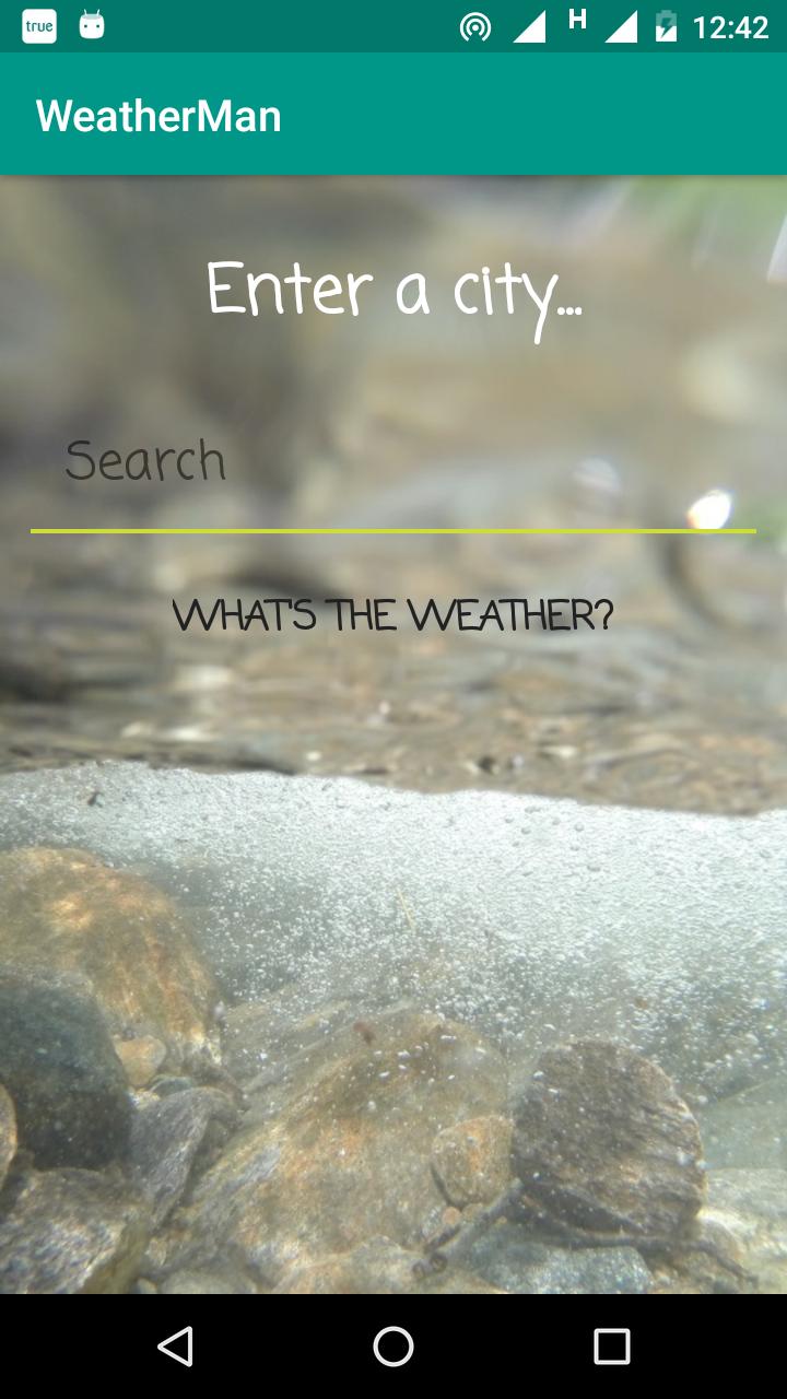 WeatherMan