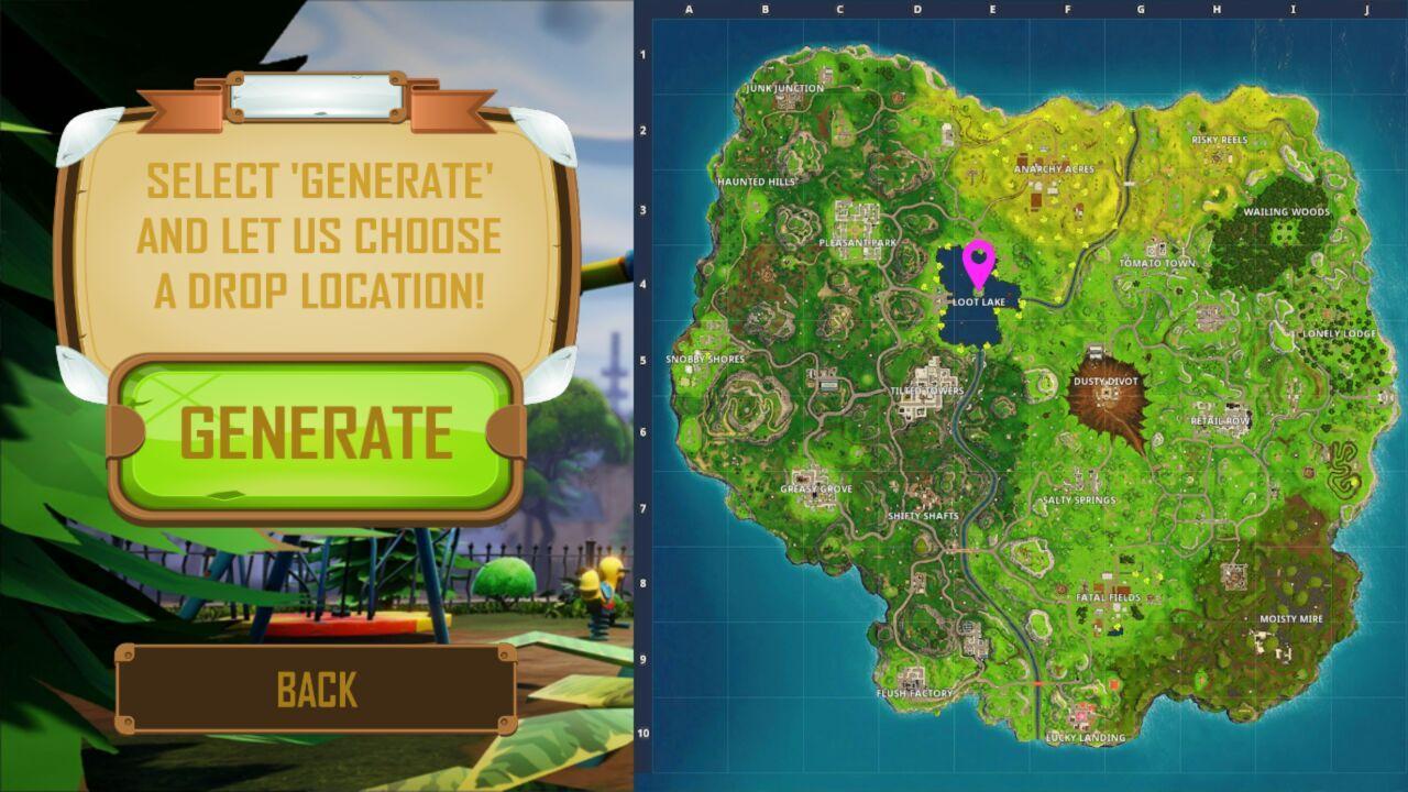 Fortnite Location Lander