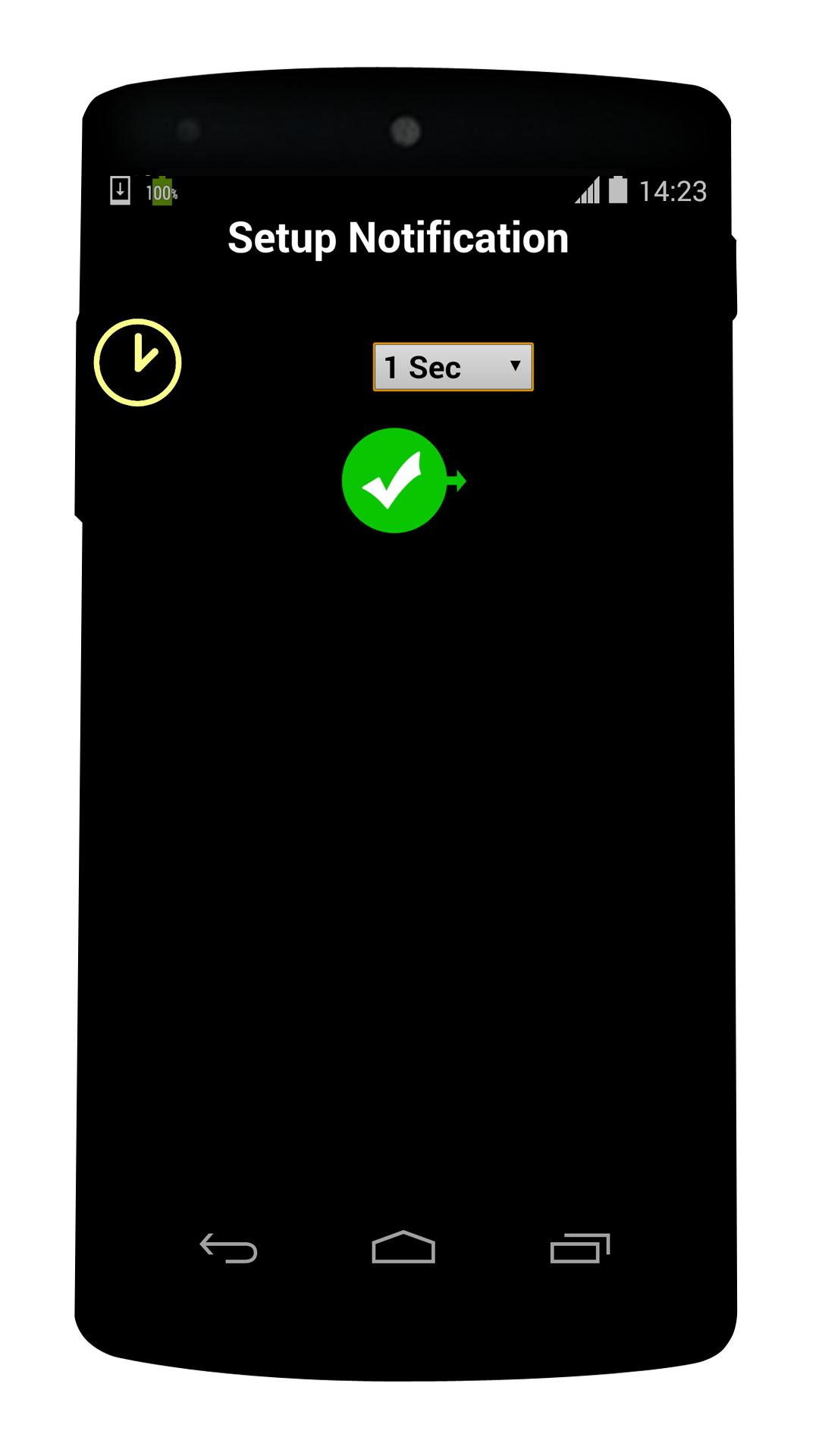 fake battery low