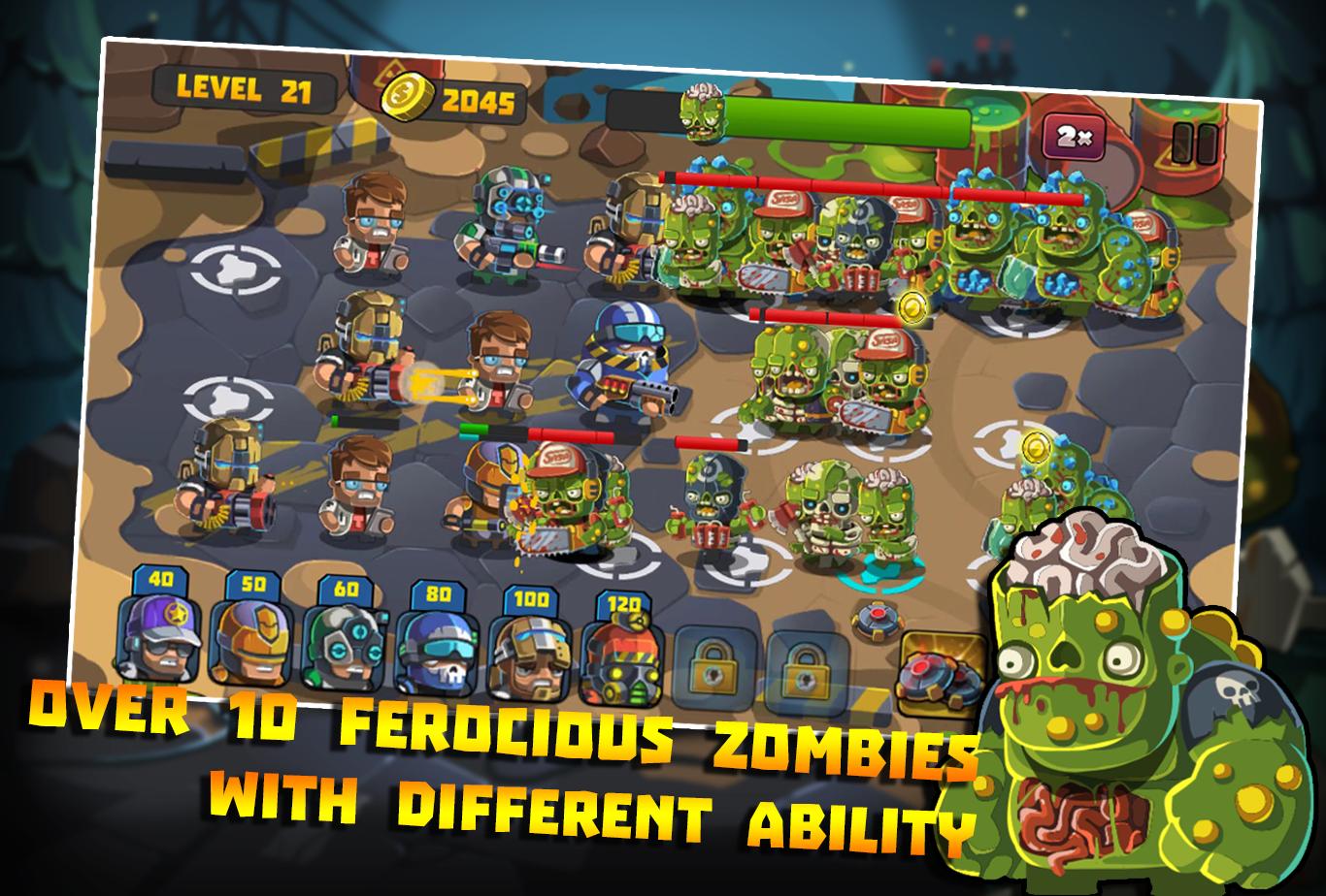 SWAT vs Zombie Defense Tower