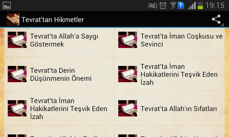 Tevrattan Hikmetler
